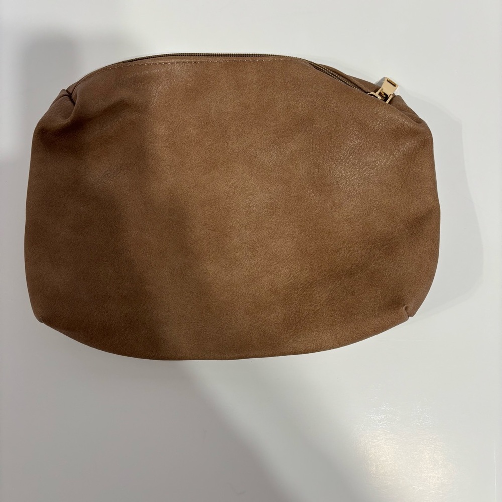 Antik Kraft Tan Cosmetic Bag
